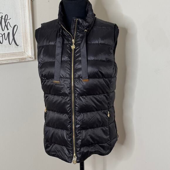 Lilly Pulitzer Jackets & Blazers - Lilly Pulitzer Down Pembrooke Full Zip Puffer Vest Black Size S